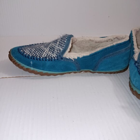 SOREL TEAL SLIP ON WOMEN'S SLIPPERS - Picture 6 of 9
